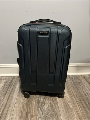 #ad Samsonite 22quot; Centric Hard Shell Spinner Suitcase Expandable Teal $70.00