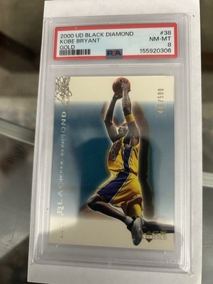 2000-01 Upper Deck Black Diamond - Kobe Bryant #38 Gold /500