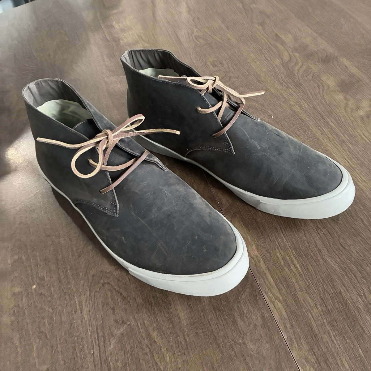 To Boot Danil Desert Chukka Boots Mens 10 Gray Suede Old Money Smart Casual Amazon.com | rismart Men main image 3