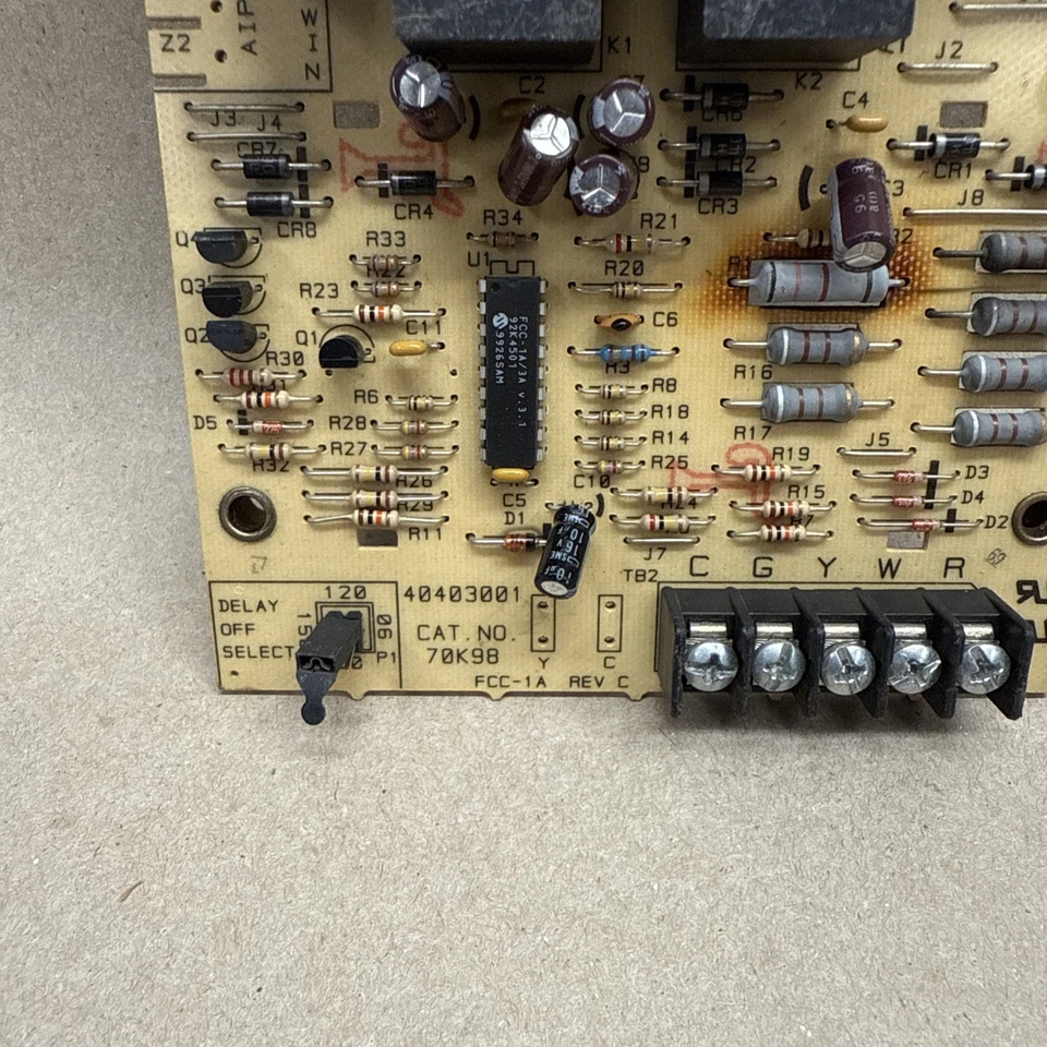 Armstrong Heatcraft FCC-1A 40403001 Furnace Control Circuit Board 70K98 B4 - Image 2 of 3