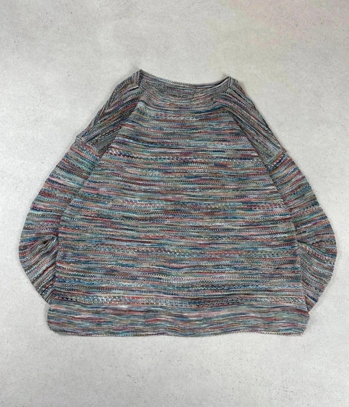 Pull Col rond crewneck Sweat 100% Coton multicolore Taille L - Photo 1/4