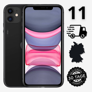 Apple iPhone 11 - 128gb - Schwarz - Akzeptabel - Original - (ohne Simlock)