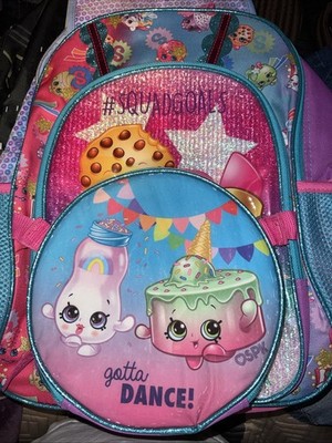 Shopkins Backpack School Bag Pink pcs set New