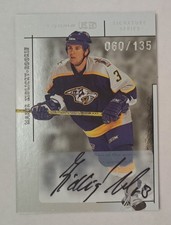 2003-04 ITG In The Game Used MAREK ZIDLICKY Rookie Auto /135 SP 132 RC Predators