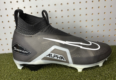 Nike Alpha Menace Elite 3 Football Cleats White Black DH1350-001 Size 13 WIDE