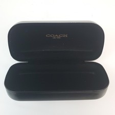 Coach Original Black Sunglasses Eyeglass Case Hard Clamshell Large