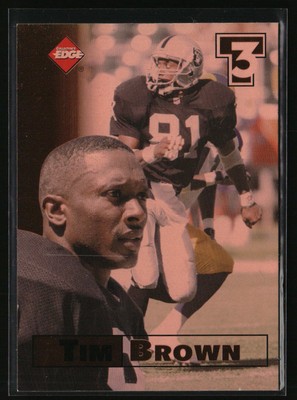 1998 Collector's Edge First Place #4 Tim Brown Triple Threat