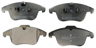 Vorderachse Denckermann B110948 Bremsbelagsatz, Scheibenbremse FüR CitroËN,Peuge-image
