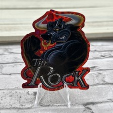 2000 WWF Wrestling Vending Prism sticker The Rock Dwayne Johnson 7