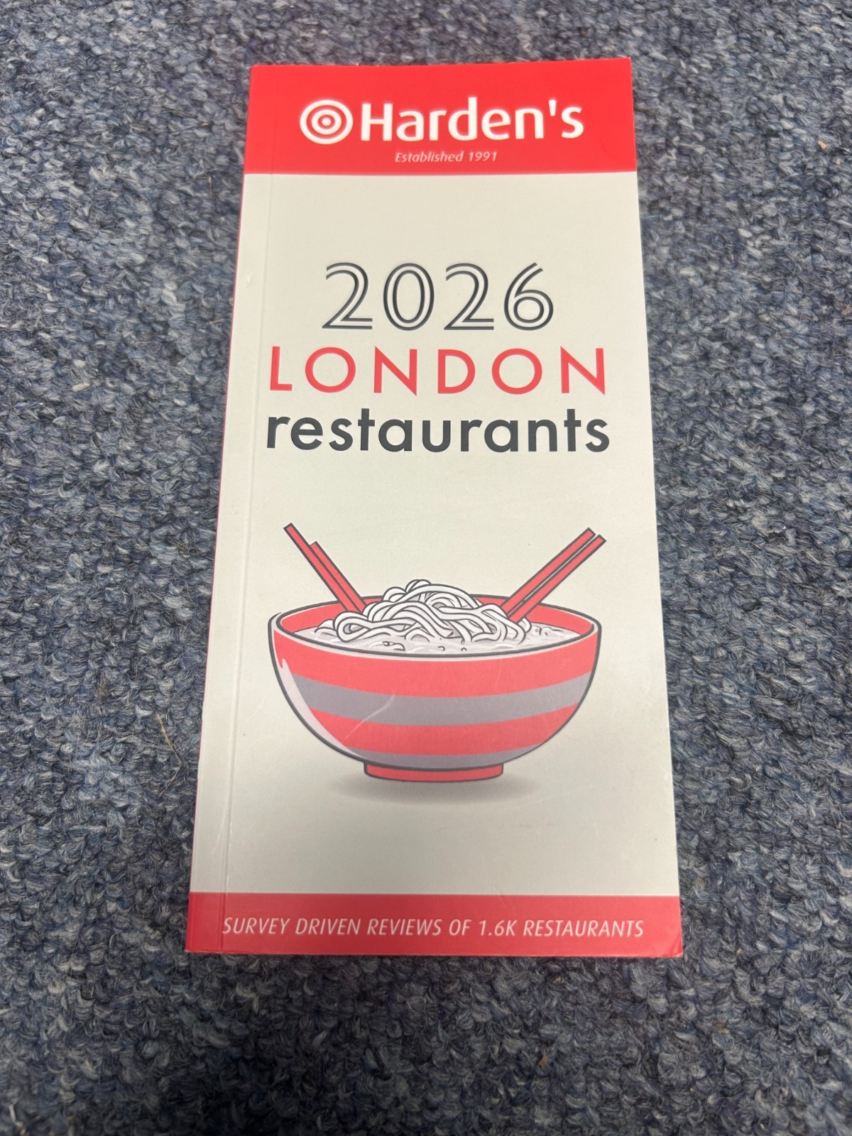 Hardens London Restaurants 2026 34th EDITION by Peter Harden - NEW - Free P+P