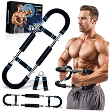 Twister Arm Trainer, 40-100lbs Adjustable Power Twister Bar for Men and Women, 
