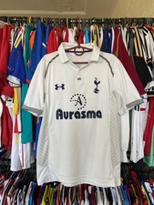TOTTENHAM HOTSPUR 2012 2013 HOME SHIRT JERSEY SHIRT JERSEY UNDER ARMOUR sz L MEN