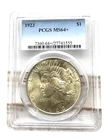 1923 Peace Silver Dollar PCGS MS 64 +