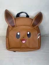 Pokemon Eevee Mini Backpack Purse Bag bioworld Super Cute 9x11x4” Evie Pokémon