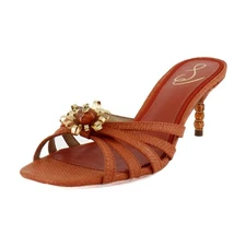 Sam Edelman Posey Women's Heels Terra Orange Size 9 M