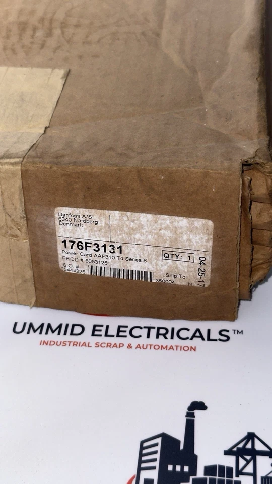 Danfoss 176F3131 Power Card AAF310 T4 Series 6 PROD - Made In Denmark - Photo 3/4