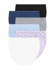 Hanes 6-pack Women  s Cotton Brief Underwear Size 13 Plus   Without Tags