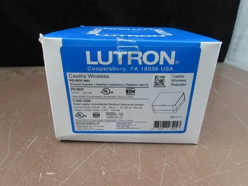 Lutron ‎PD-REP-WH Wireless Repeater NOB