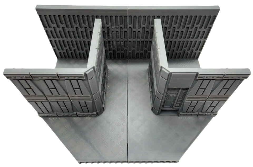 Modular Star Wars 1:18 Scale Modular Sci-Fi Corridor Diorama Star Wars Inspired Display ...