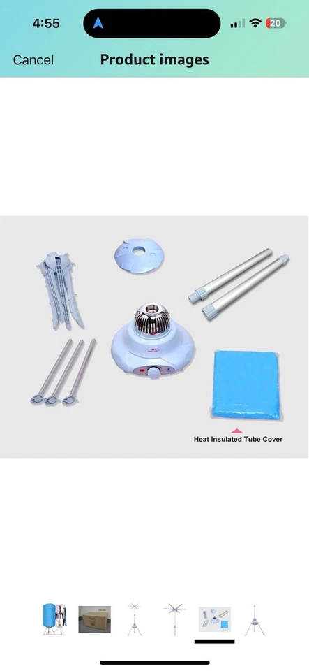 Panda Portable Ventless Cloths Dryer Folding Drying Machine with Heater - Image 4 of 4