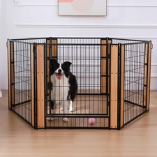 Heavy Duty Dog Playpen 35.4 Inch Indoor Outdoor for Medium Small Dogs
