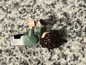 LEGO LOTR Minifigure Frodo Green Shirt Lord of the Rings 9469 or 30210 Hobbit