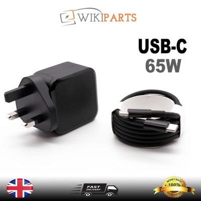 65W QC3.0 PD Quick Charge Black Adapter For Asus ExpertBook B5 B5402CVA-KI0221X