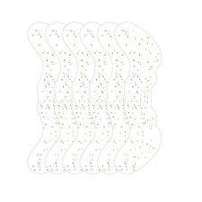 Face Glitter Speckles Patches 6pcs Face Cosmetic Glitter Waterproof Patches