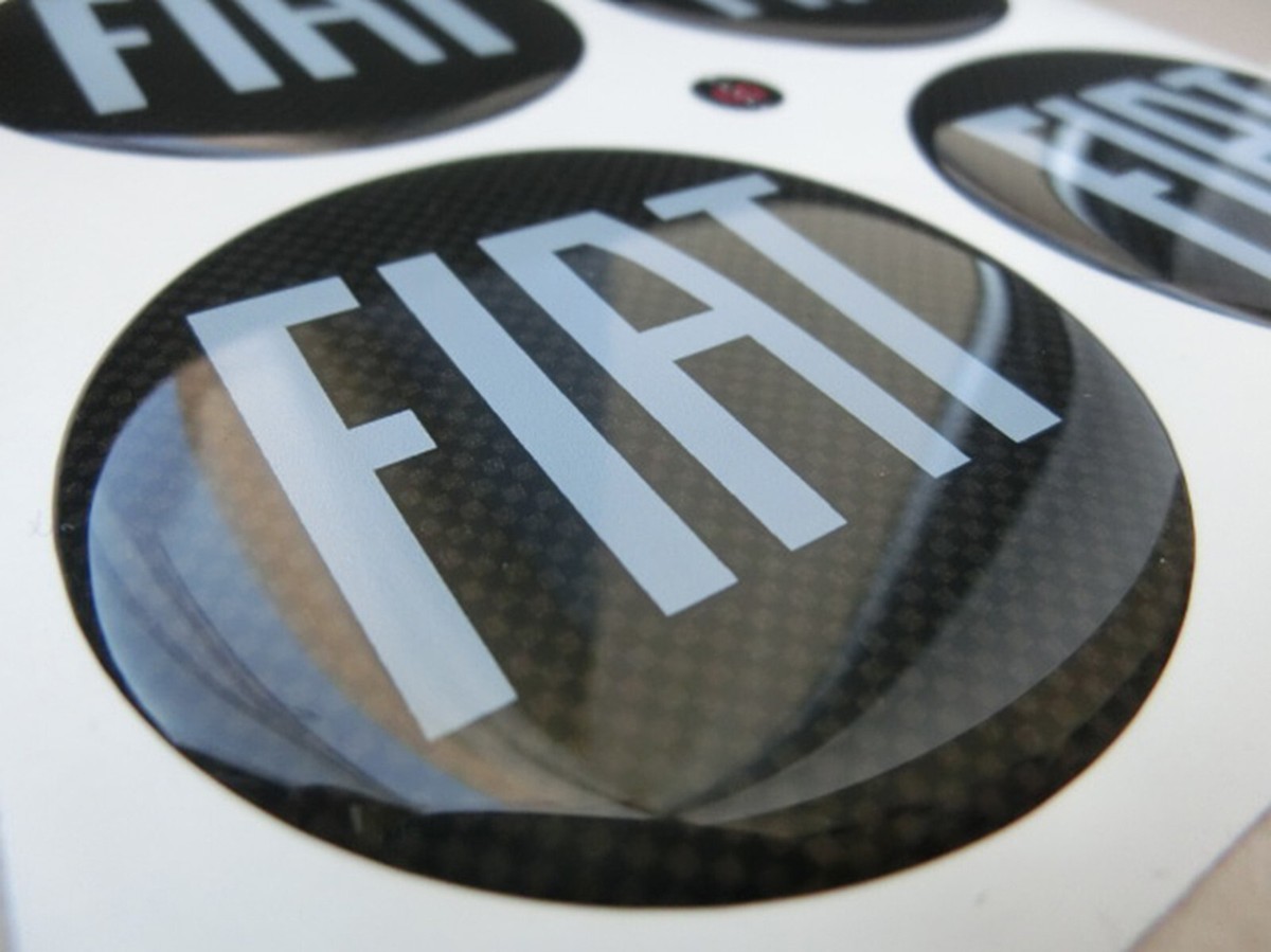 Adesivi Resinati 3D Per Cerchi Auto - 4 Pezzi 60mm Logo Universali In Vinile Con Protezione UV - Foto 3