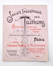 Catalogo Materiale Telefonico Prima Parte Catalogo Generale 1909 (D)