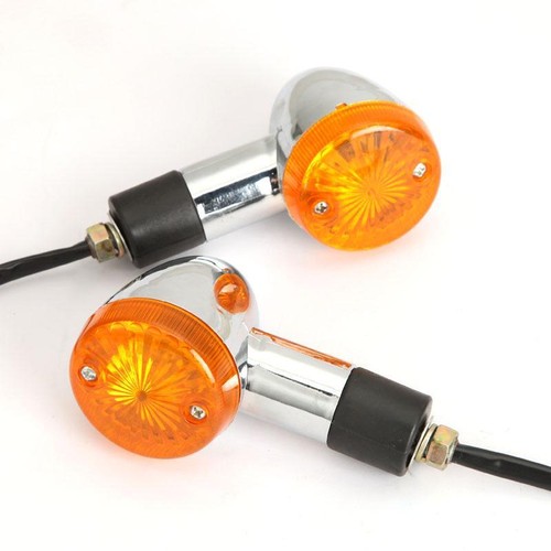 2x Motorcycle Turn Signals Blinker Light Front Rear For Harley Sportster - Picture 6 of 12