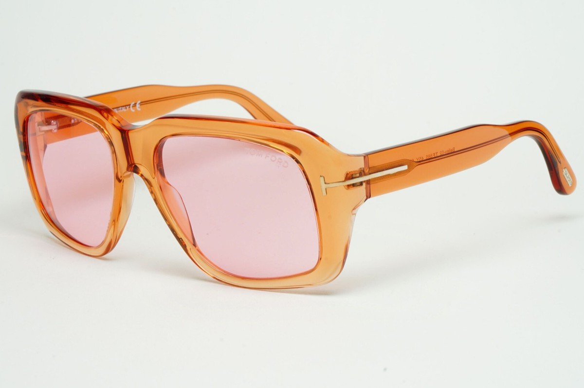 Tom Ford Sunglasses Bailey-02 Brown Honey Transparent Pink FT0885