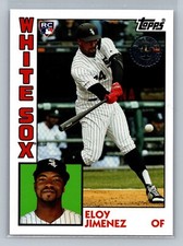 2019 Topps Eloy Jimenez ROOKIE CARD #84-9 - Chicago White Sox. rookie card picture