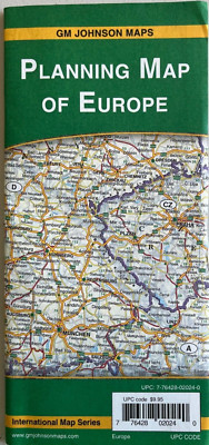 New PLANNING ROAD MAP of EUROPE  International Highway  AAA/GMJ  Latest 2023