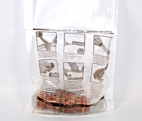 NIBCO Press® 1/2" Press Copper Union Press x Press 9256400PCU (Qty 1)