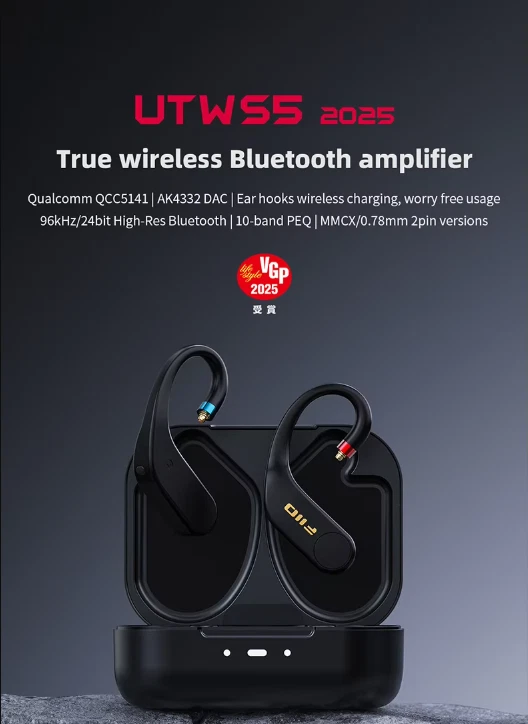 FiiO UTWS5 True Wireless Bluetooth In-Ear Headphone Receiver (2025 Version) - Thumbnail 2