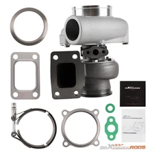 T3 GT35 GT3582 Billet Turbo V-Band 0.63AR Turbine Anti-Surge Water Cooled