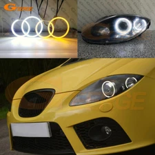 For SEAT leon Altea Toledo A/W Switchback Ultra Bright LED Angel Eyes Light