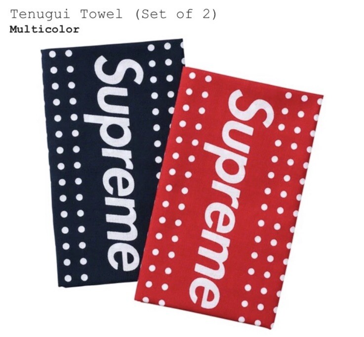 小物 Supreme tenugui towel Supreme Tenugui Towel Set Of 2 Multicolor FW22 100% Authentic | eBay