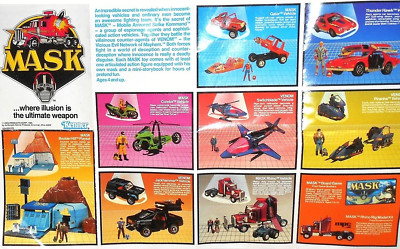 M.A.S.K. Kenner mask 1985 PRODUCT CATALOGUE pamphlet brochure