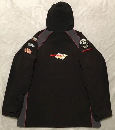 Speer Racing elf Arlen Ness RARE mens Black Motorsport Softshell Jacket size L image 8