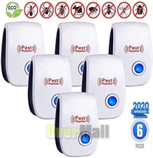 Pack Ultrasonic Pest Repeller Electronic Rat Mouse Spider Insect Deterrent Plug