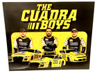 2025  THE 3 CUADRA BROTHERS CORRAL NHRA PRO STOCK CAR DRAG RACING POSTCARD ZMAX — photo 1