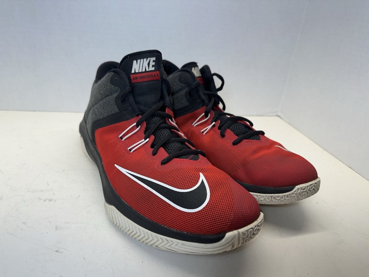二ニックネーム Nike Air Versatile II Mens Sz 11Red Blk Grey Basketball
