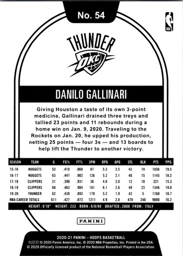 2020-21 Panini NBA Hoops Basketball #1-100 Pick your cards finish your sets. - Picture 104 of 110