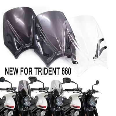 Puig Light Smoke Sport Screen Windshield Trident 660 2021 - 2022