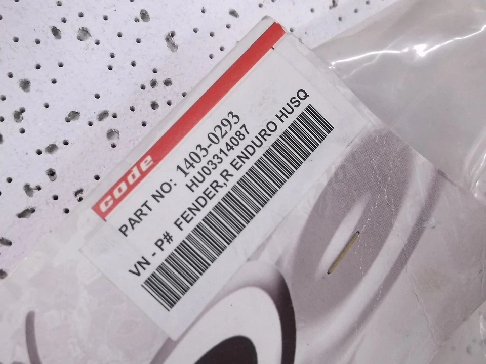 Husqvarna WR360 WR125 новый UFO синий эндуро заднее крыло с света 2000-2004 WR250 - Изображение 3 из 4