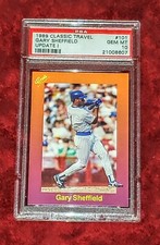 GARY SHEFFIELD ROOKIE 1989 CLASSIC TRAVEL UPDATE I #101 BREWERS PSA 10 🔥LOW POP