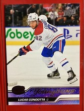 2023-24 Upper Deck Series 2 Young Guns #484 Lucas Condotta Rookie (RC) Canadians
