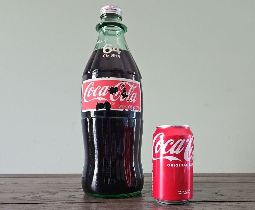 RARE COCA COLA 64 OZ GLASS BOTTLE UNOPENED | eBay RARE COCA COLA 64 OZ GLASS BOTTLE UNOPENED | eBay